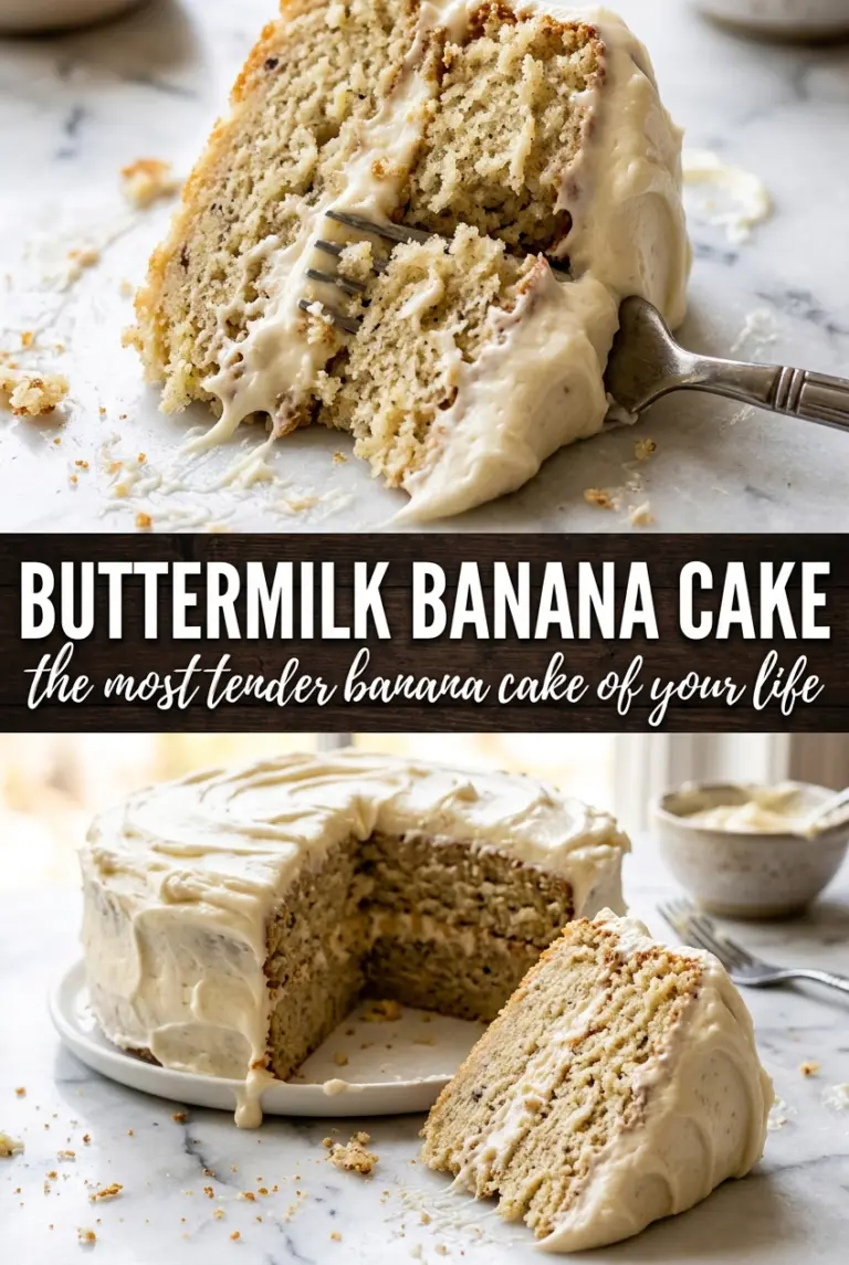 Buttermilk Banana Cake