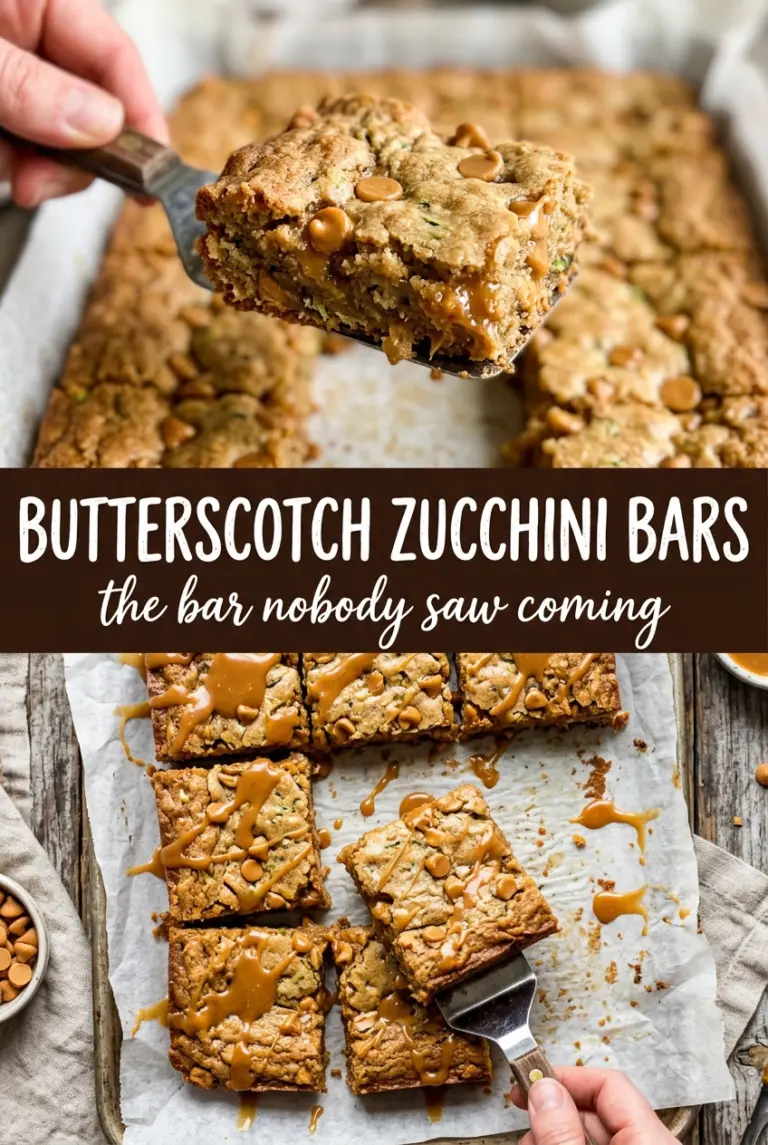 Butterscotch Zucchini Bars