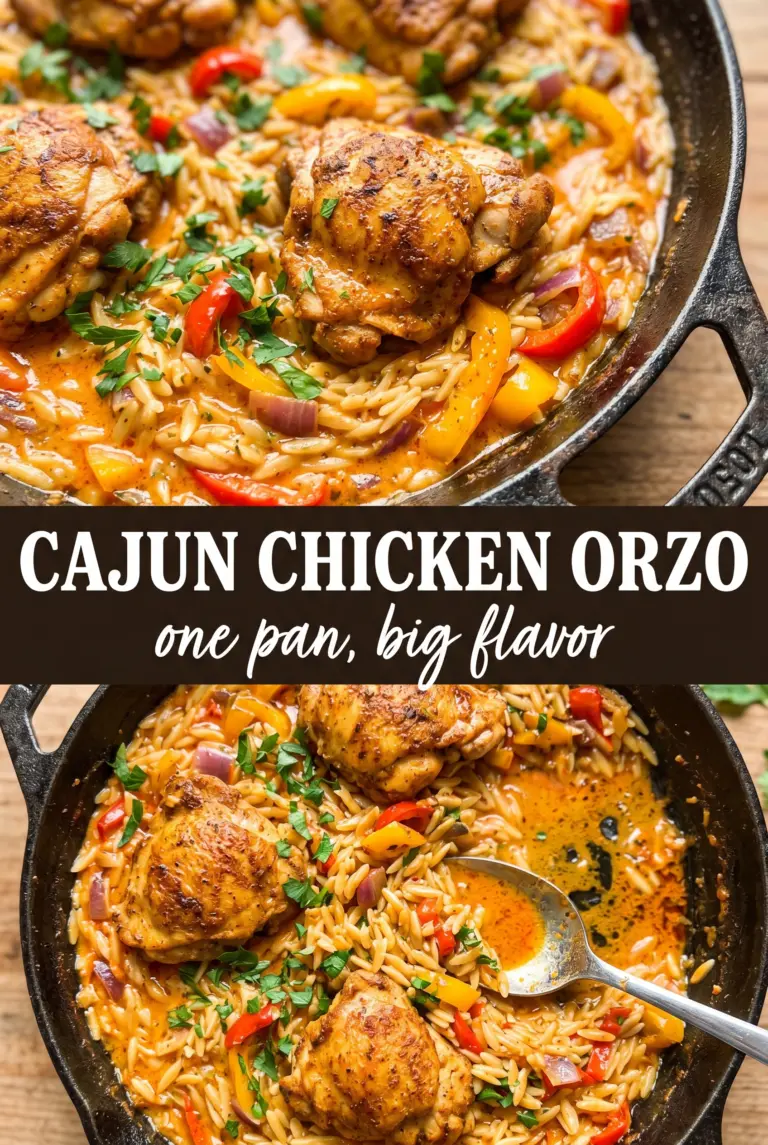 Cajun Chicken Orzo
