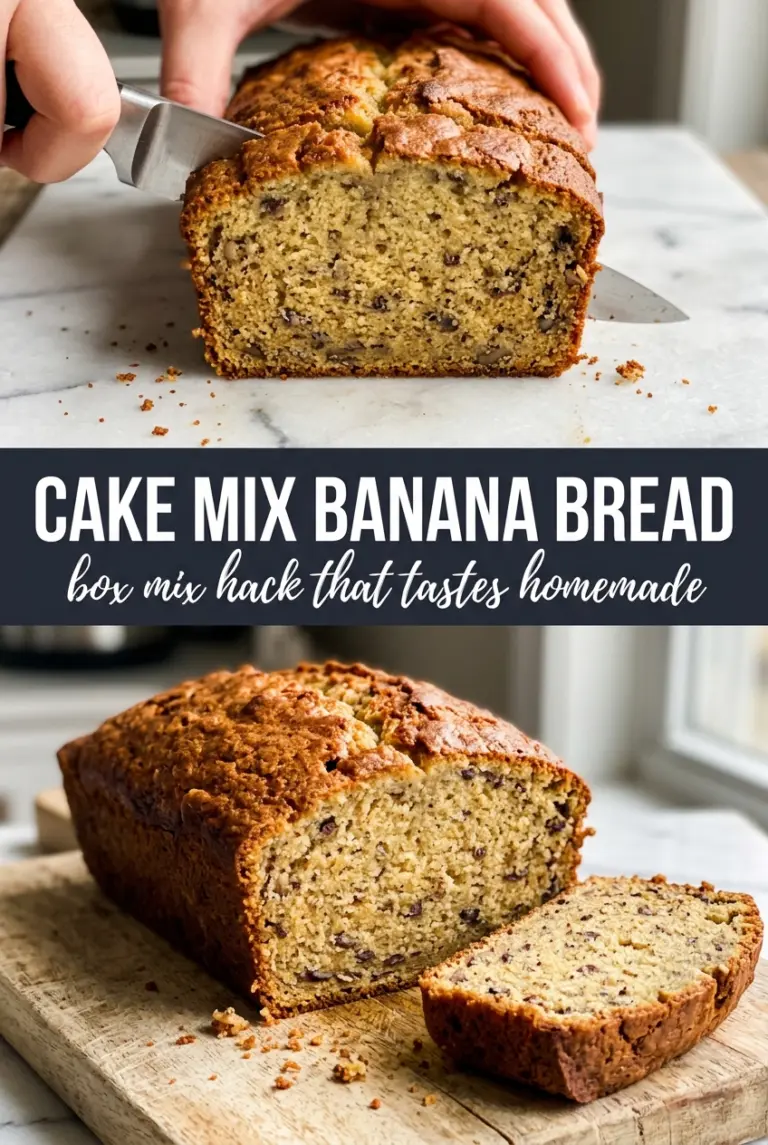 Cake Mix Banana Bread