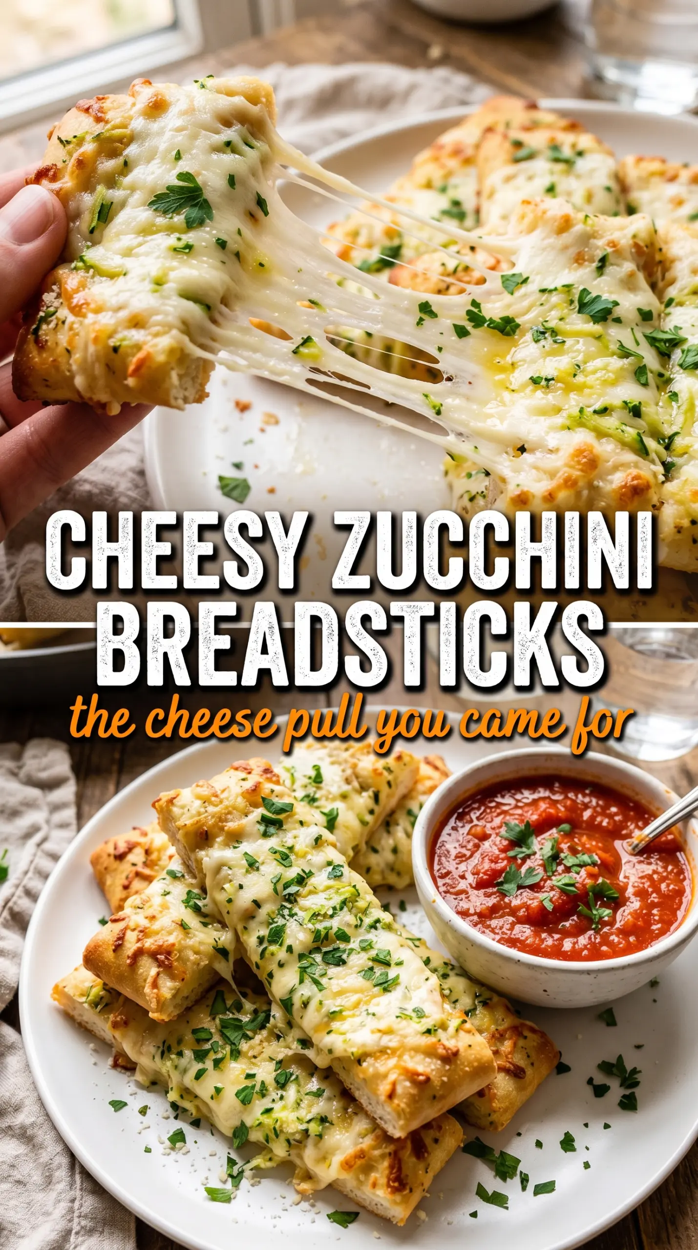 Cheesy Zucchini Breadsticks golden cheesy low carb