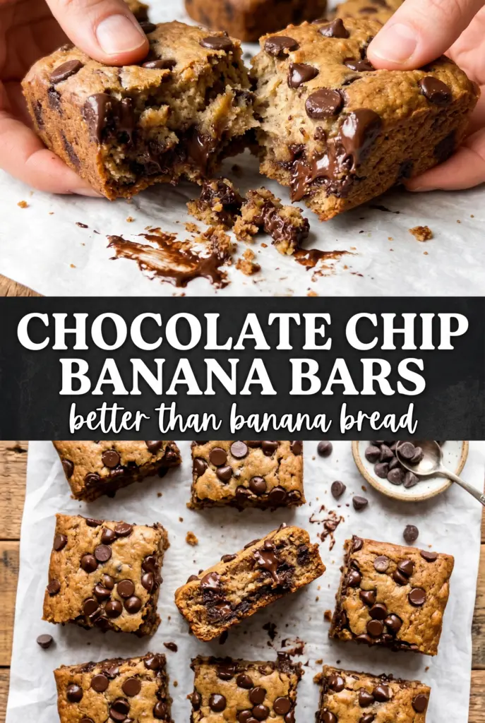 Chocolate Chip Banana Bars