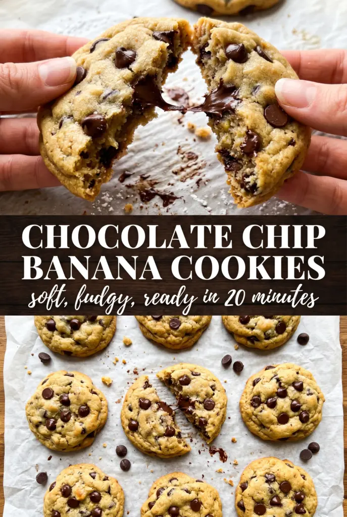 Chocolate Chip Banana Cookies