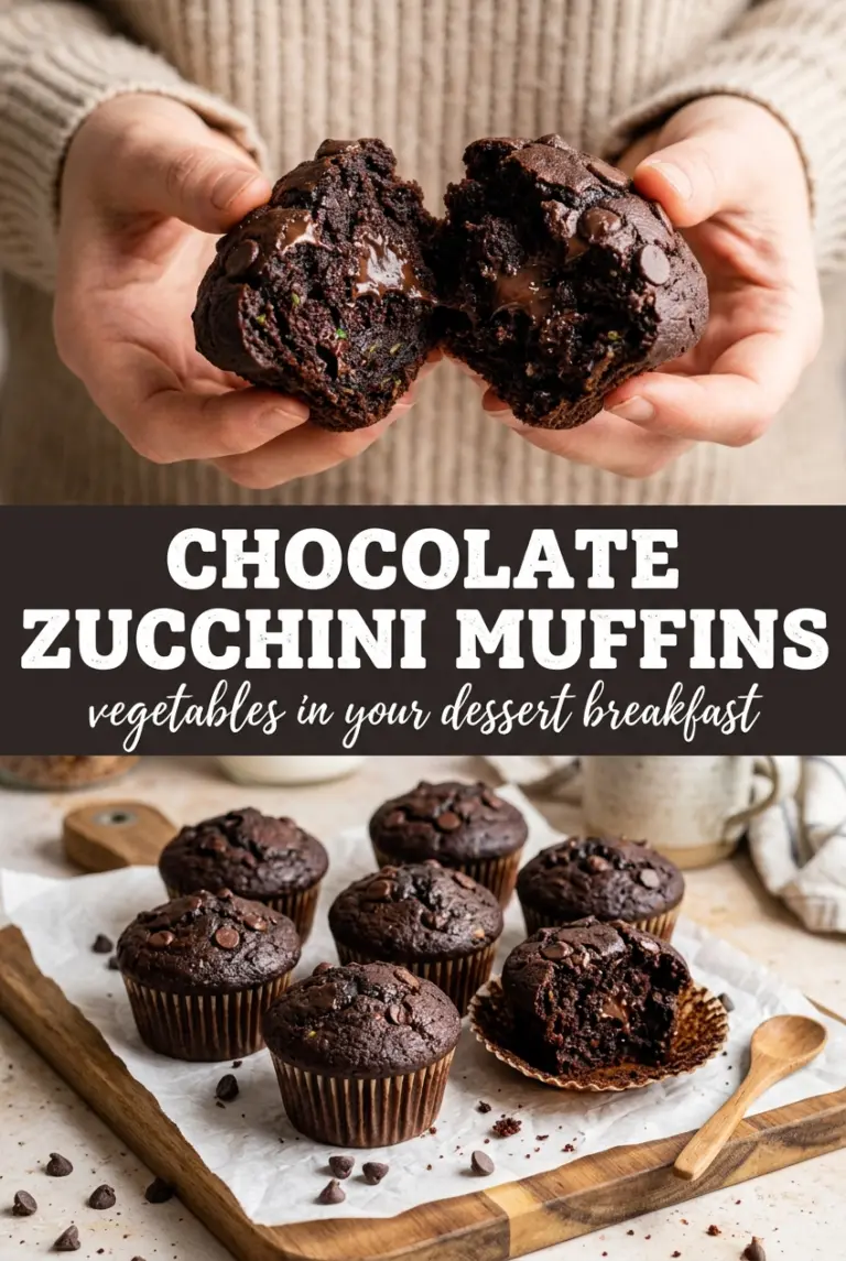 Chocolate Zucchini Muffins