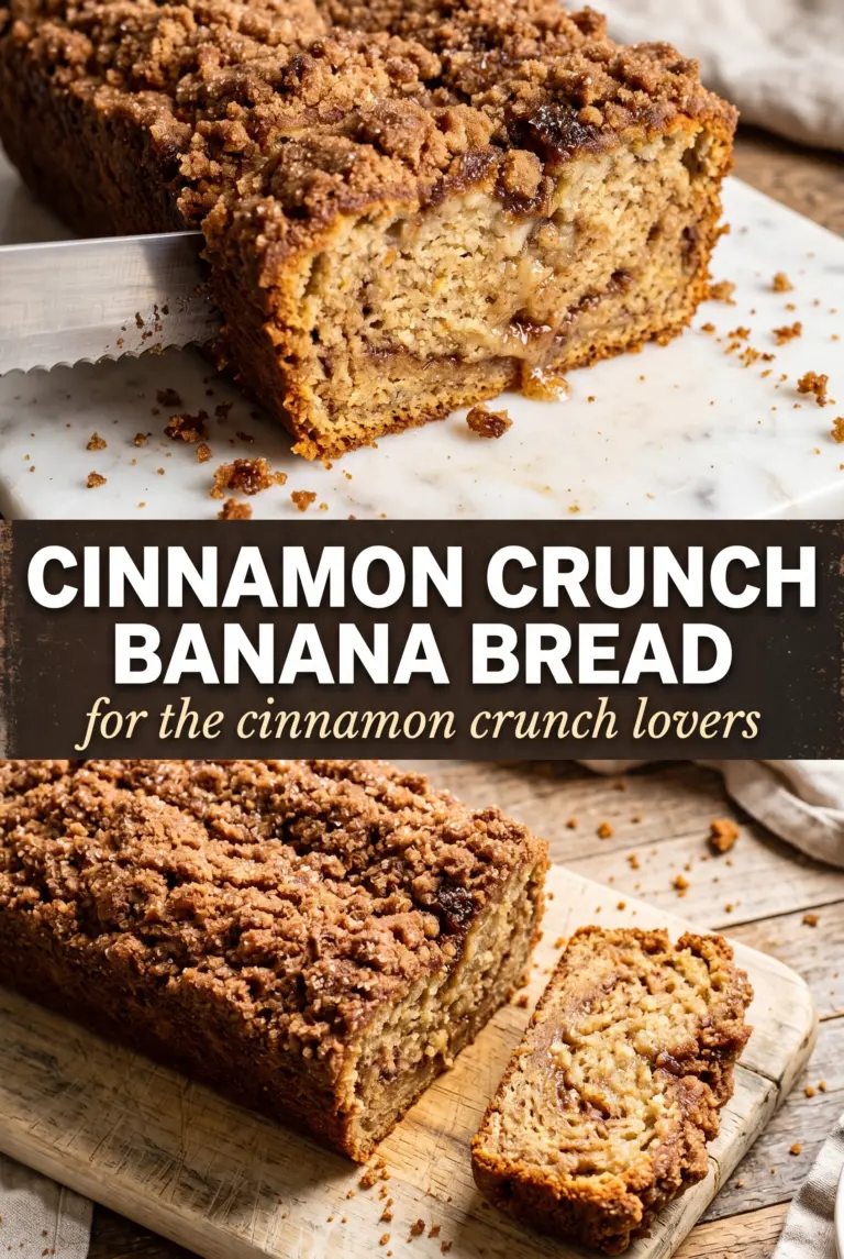 Cinnamon Crunch Banana Bread