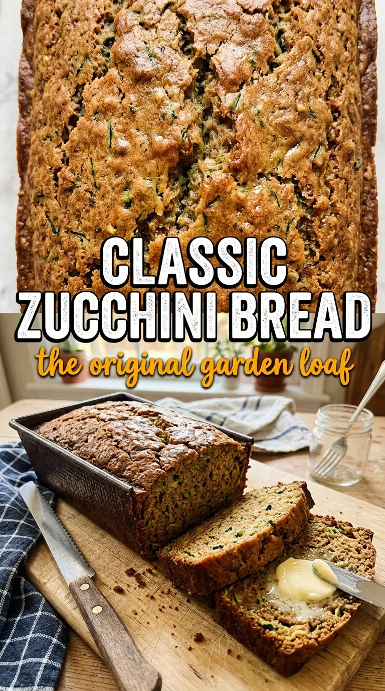 Classic Zucchini Bread moist cinnamon loaf