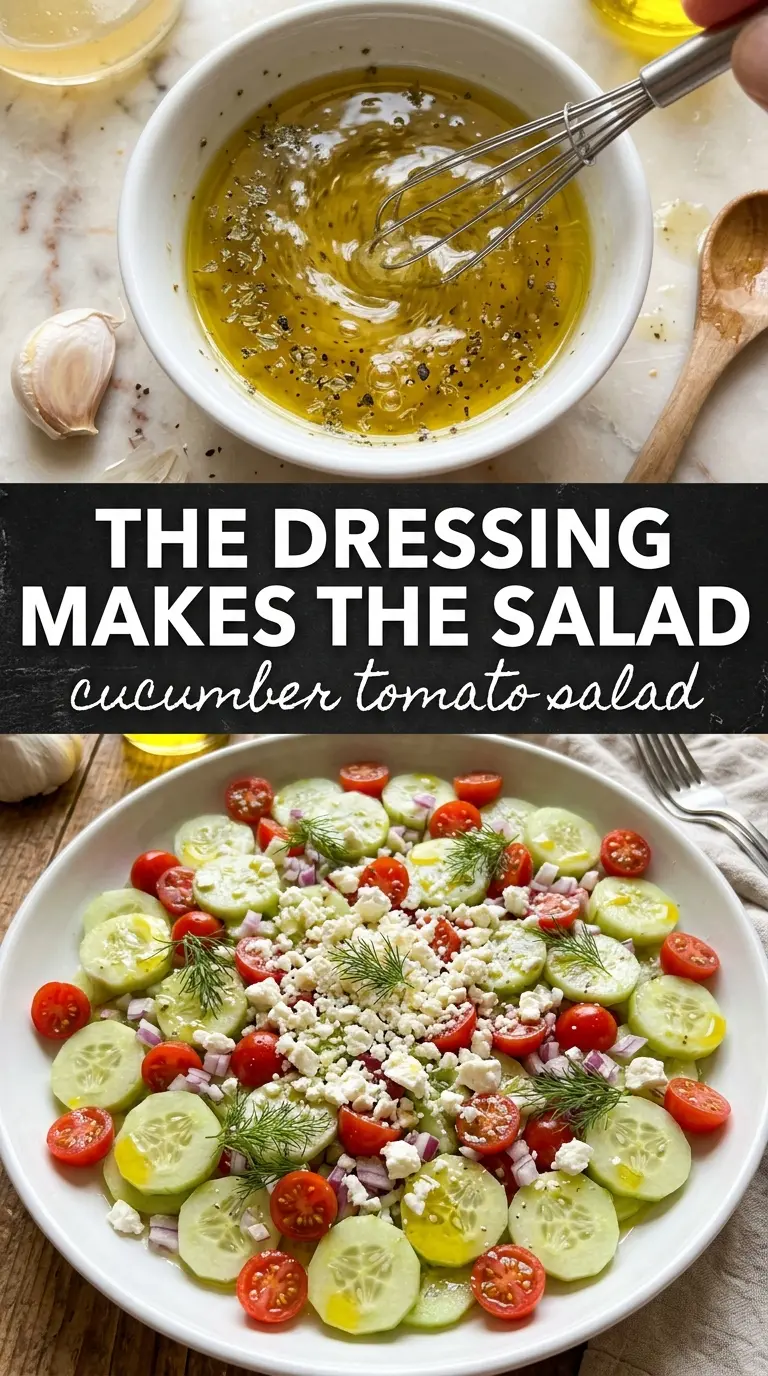 Cucumber Tomato Salad fresh tangy herb