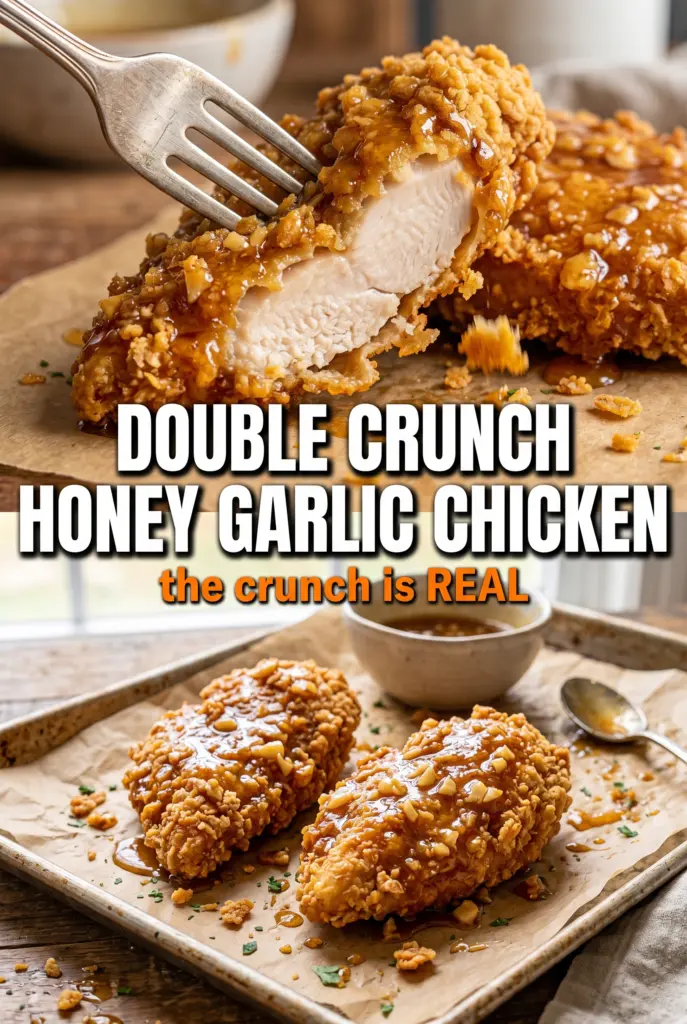 Double Crunch Honey Garlic Chicken Breasts