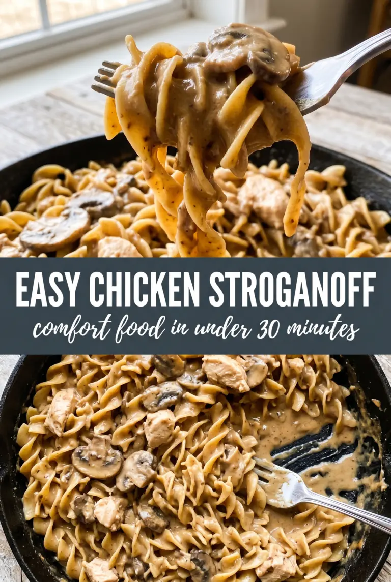 Easy Chicken Stroganoff