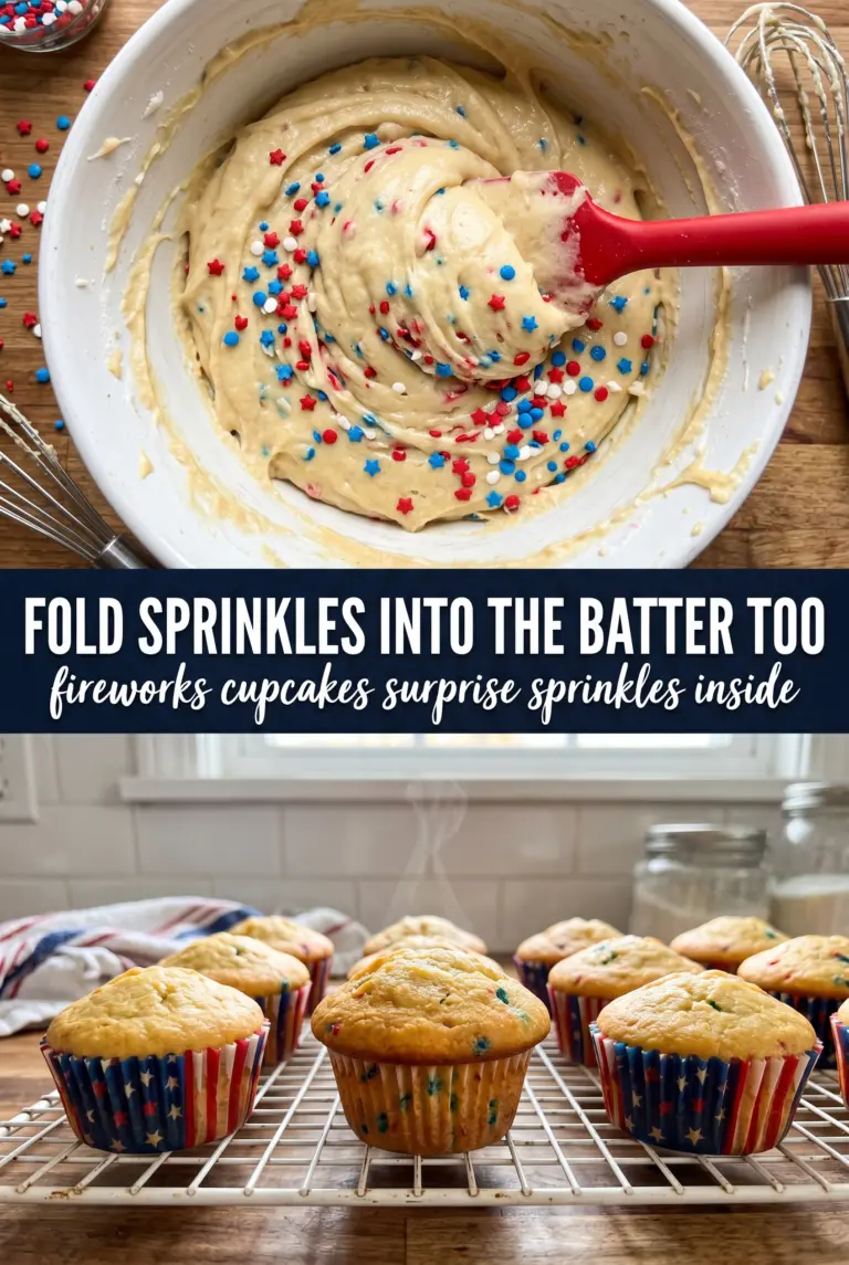 Fireworks Cupcakes