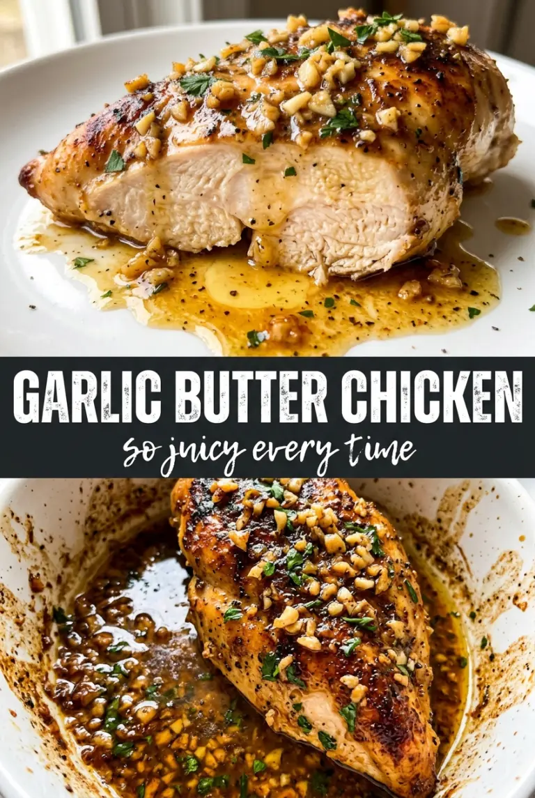 Garlic Butter Baked Chicken Breast