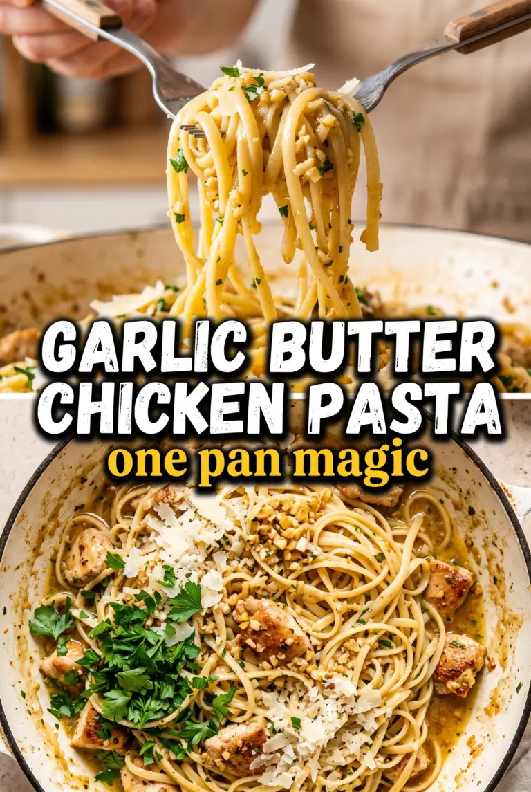Garlic Butter Chicken Pasta