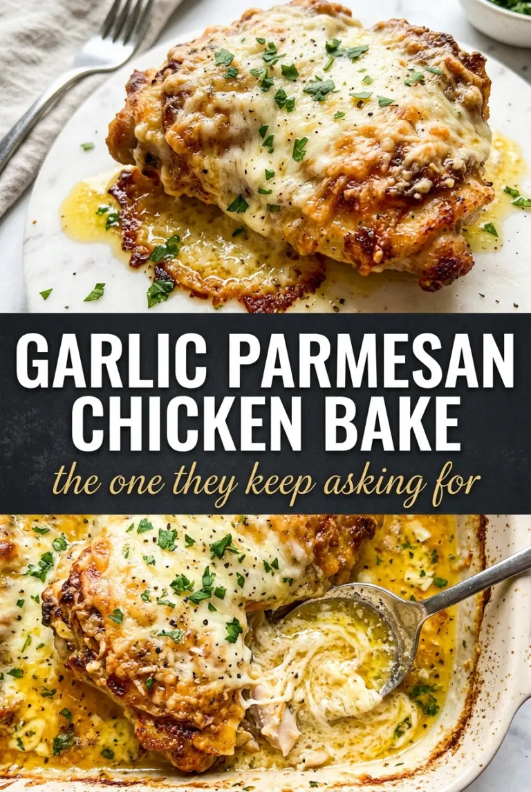 Garlic Parmesan Chicken Bake