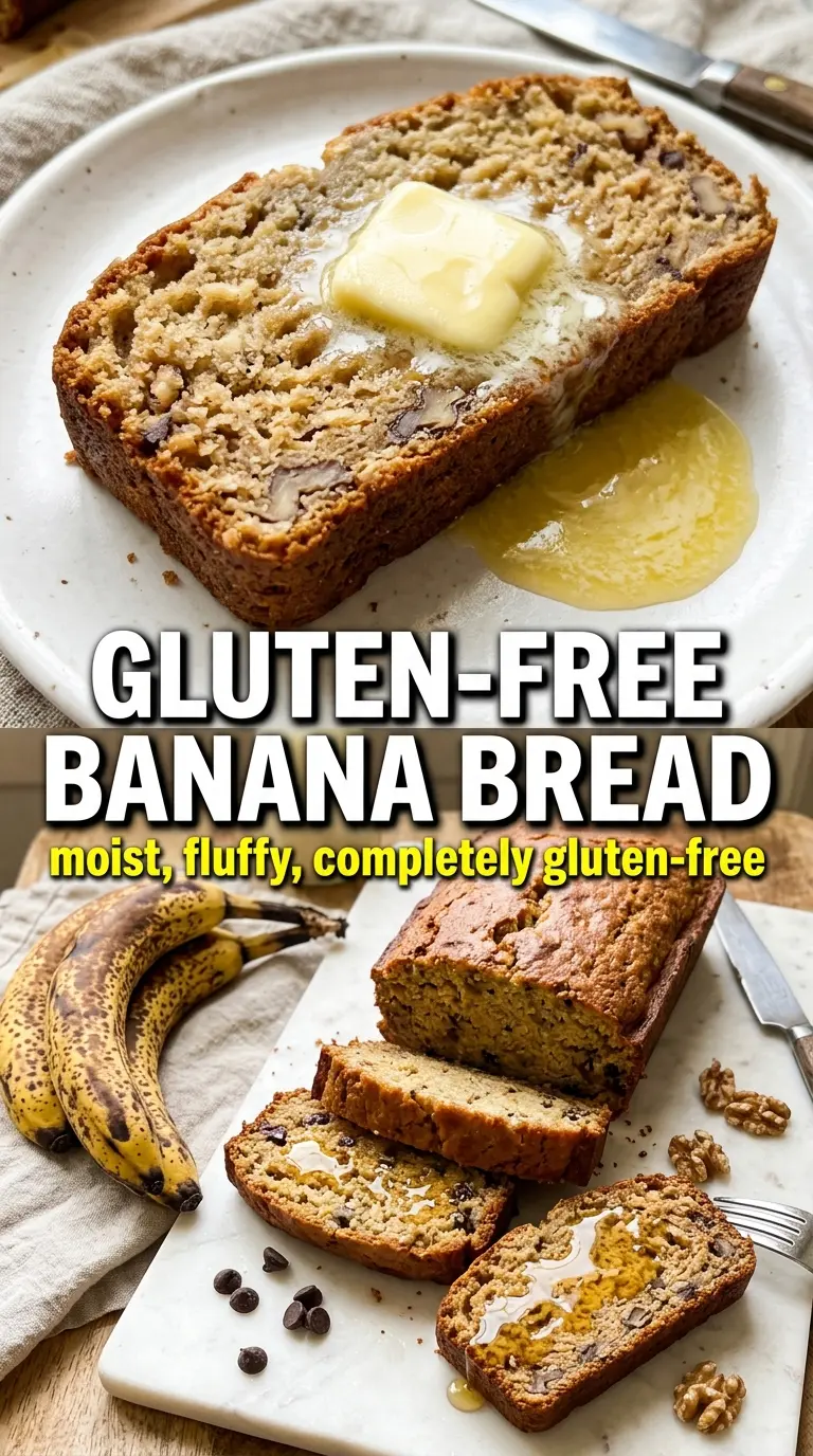 Gluten-Free Banana Bread golden moist crumb