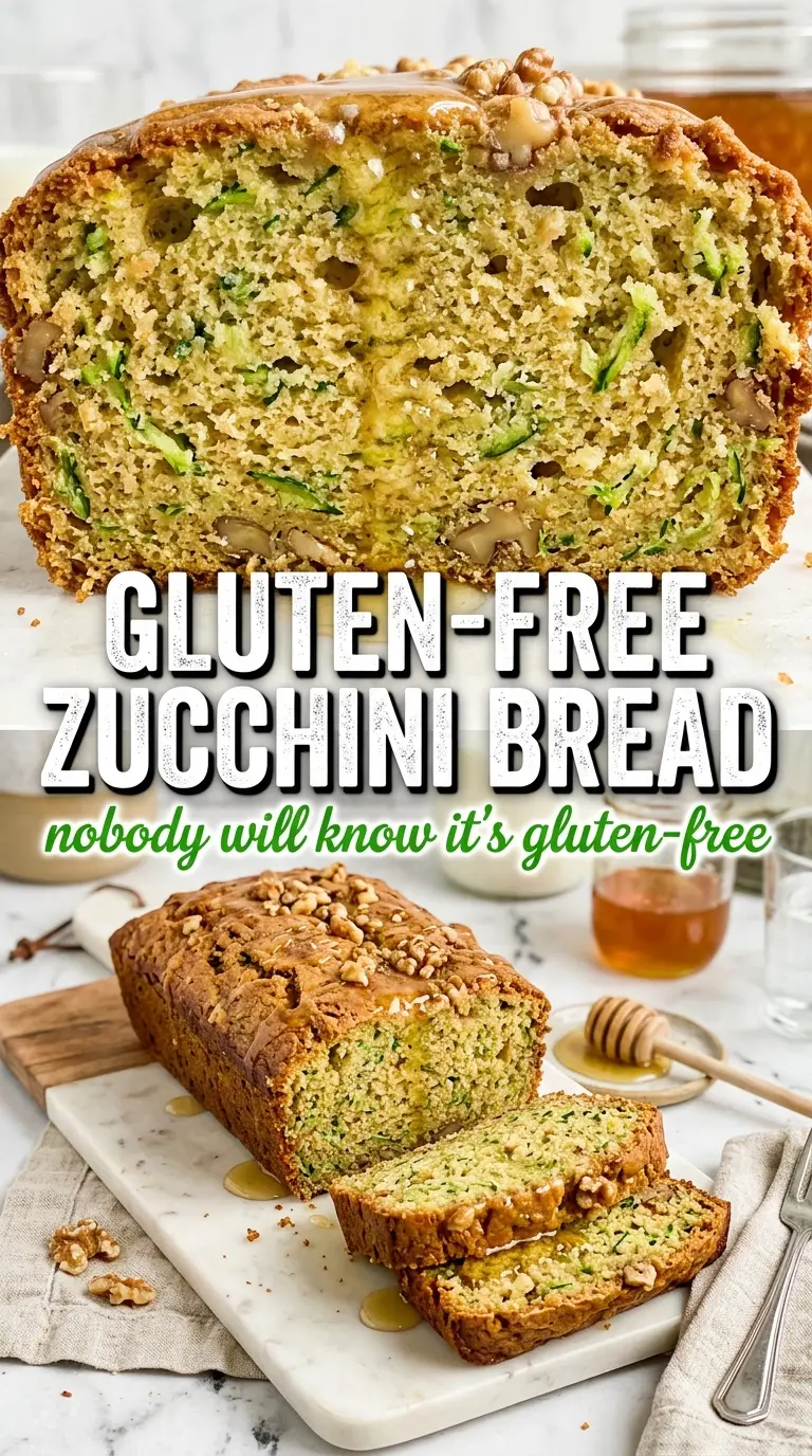 Gluten-Free Zucchini Bread golden moist loaf