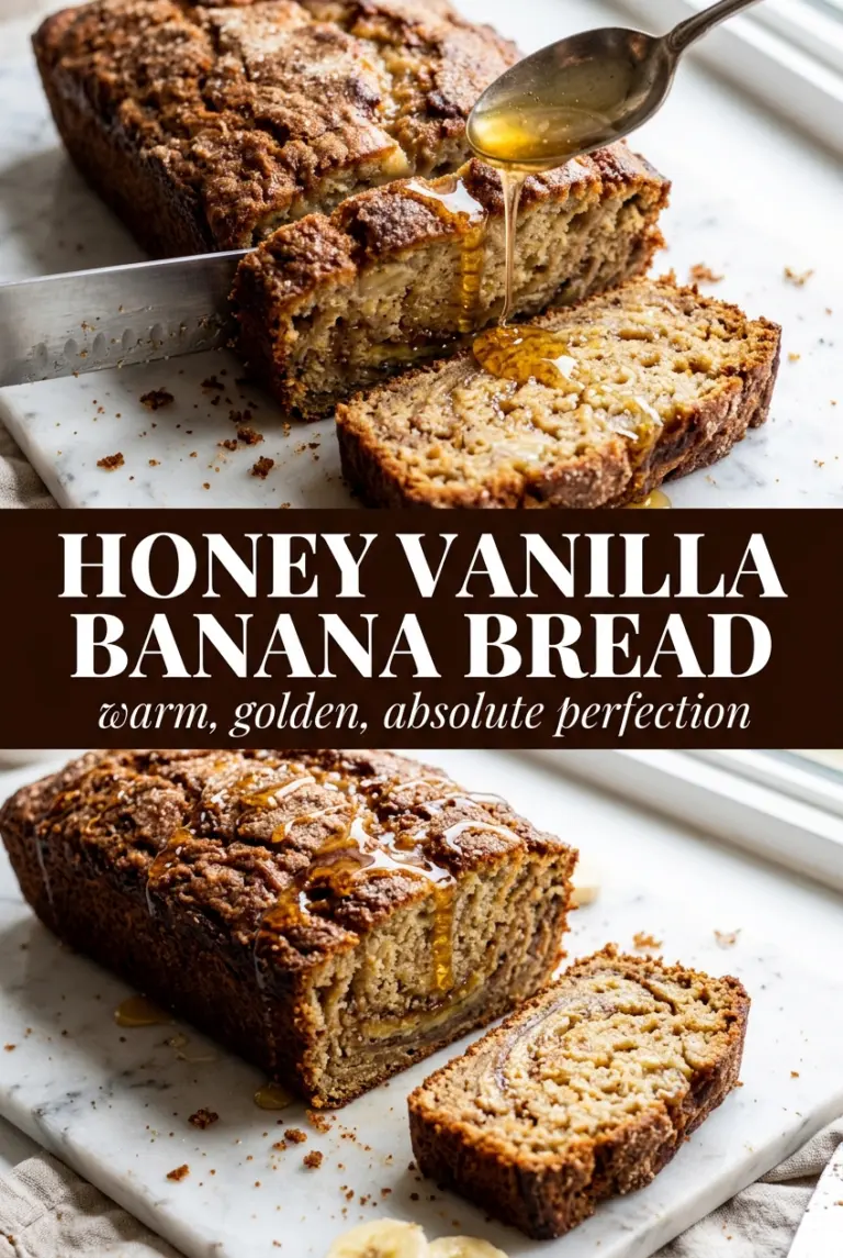 Honey Vanilla Banana Bread