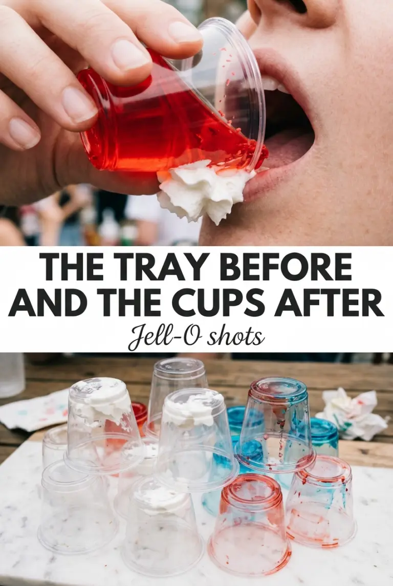 Red, White, and Blue Jell-O Shots