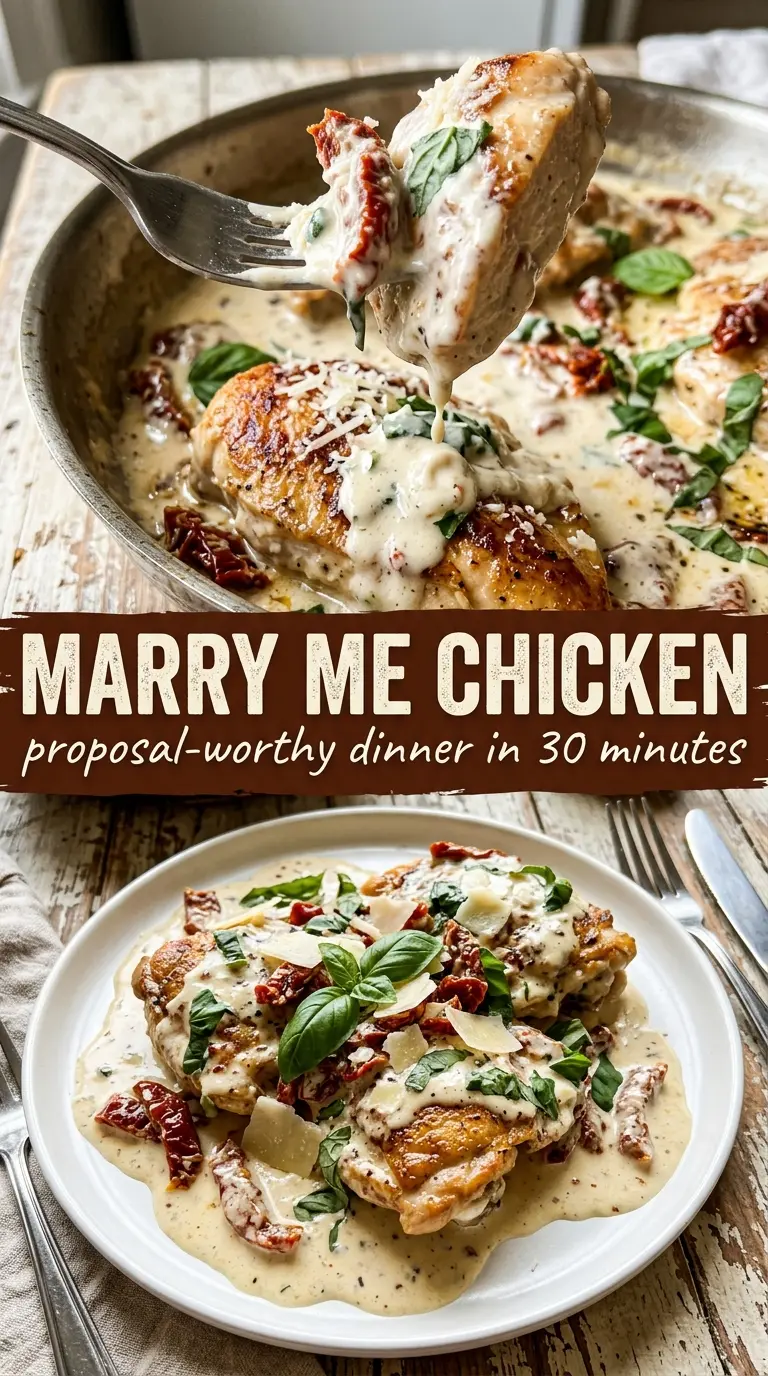 Marry Me Chicken creamy sun-dried tomato