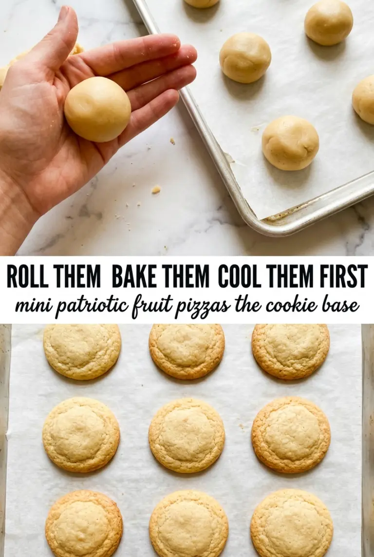 Mini Patriotic Fruit Pizzas