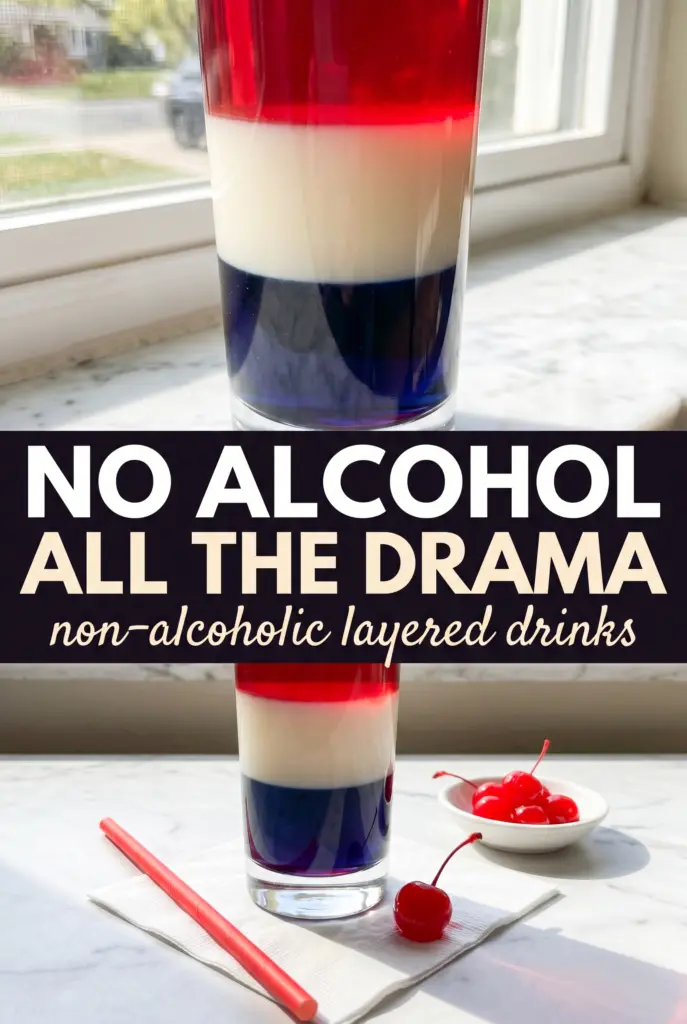 Non-Alcoholic Layered Drinks