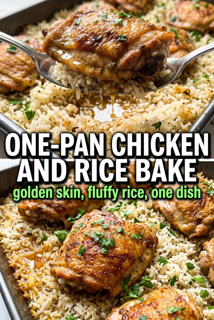 One-Pan Chicken and Rice Bake