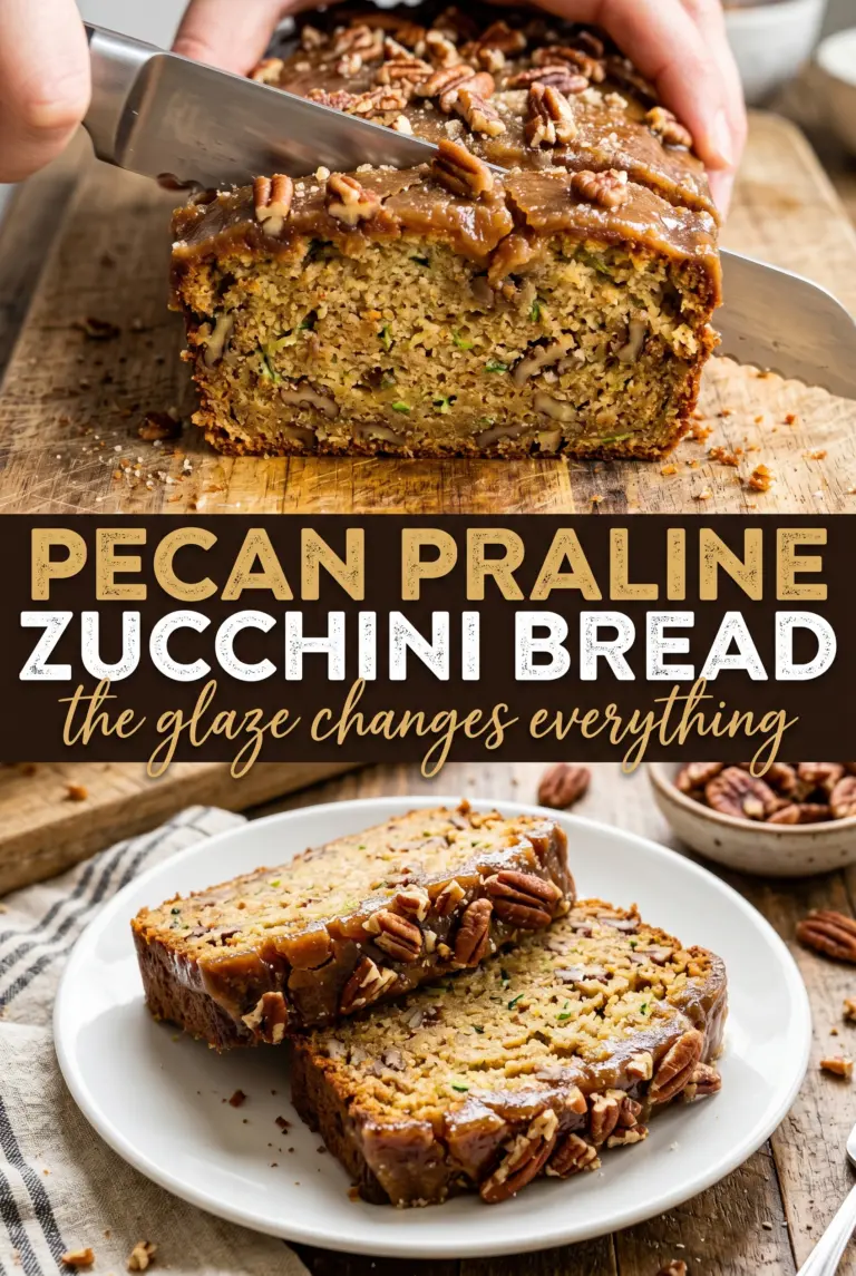Pecan Praline Zucchini Bread