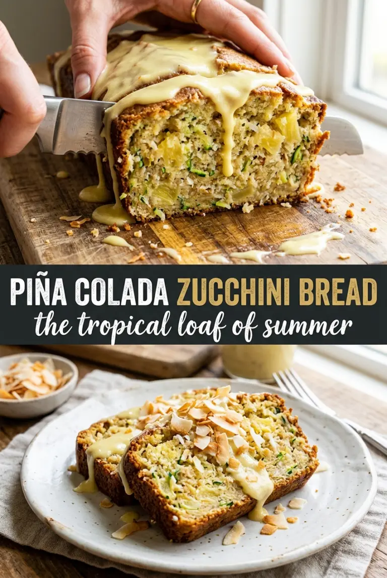 Piña Colada Zucchini Bread