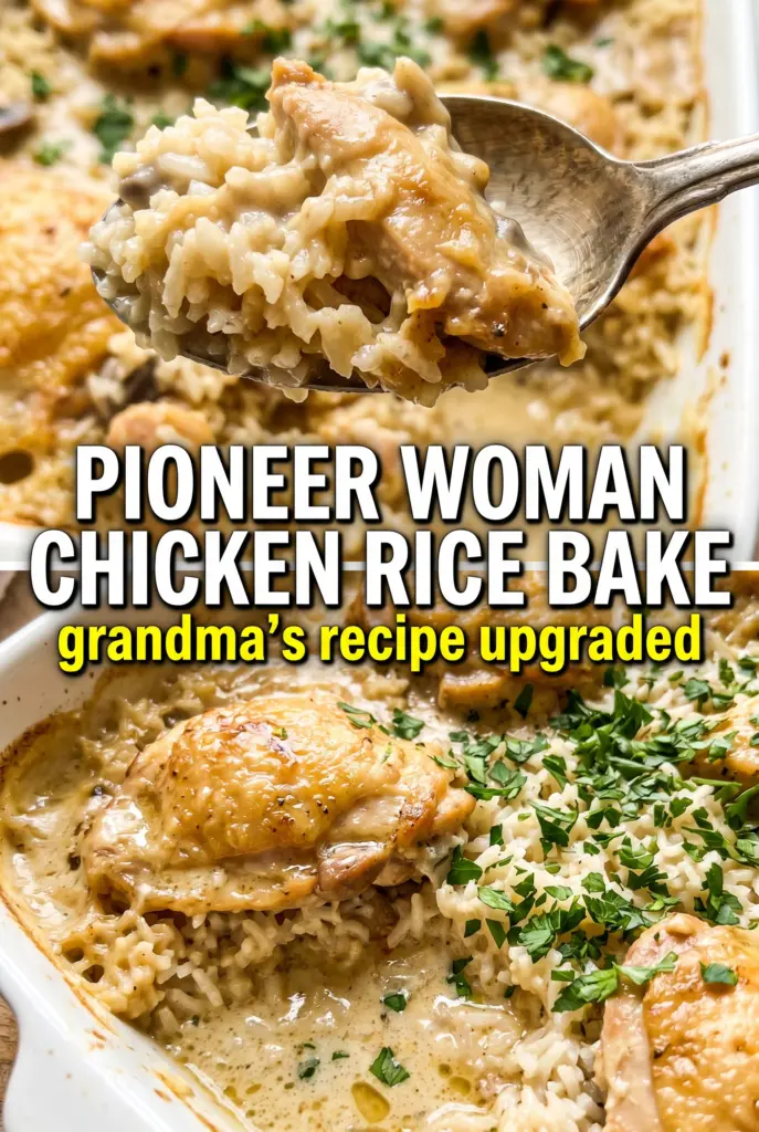 Pioneer Woman Chicken Rice Bake