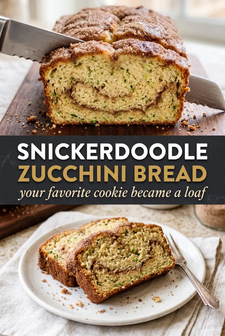 Snickerdoodle Zucchini Bread