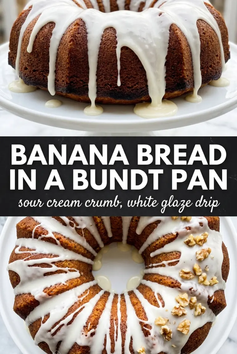 Sour Cream Banana Bread Bundt Pan