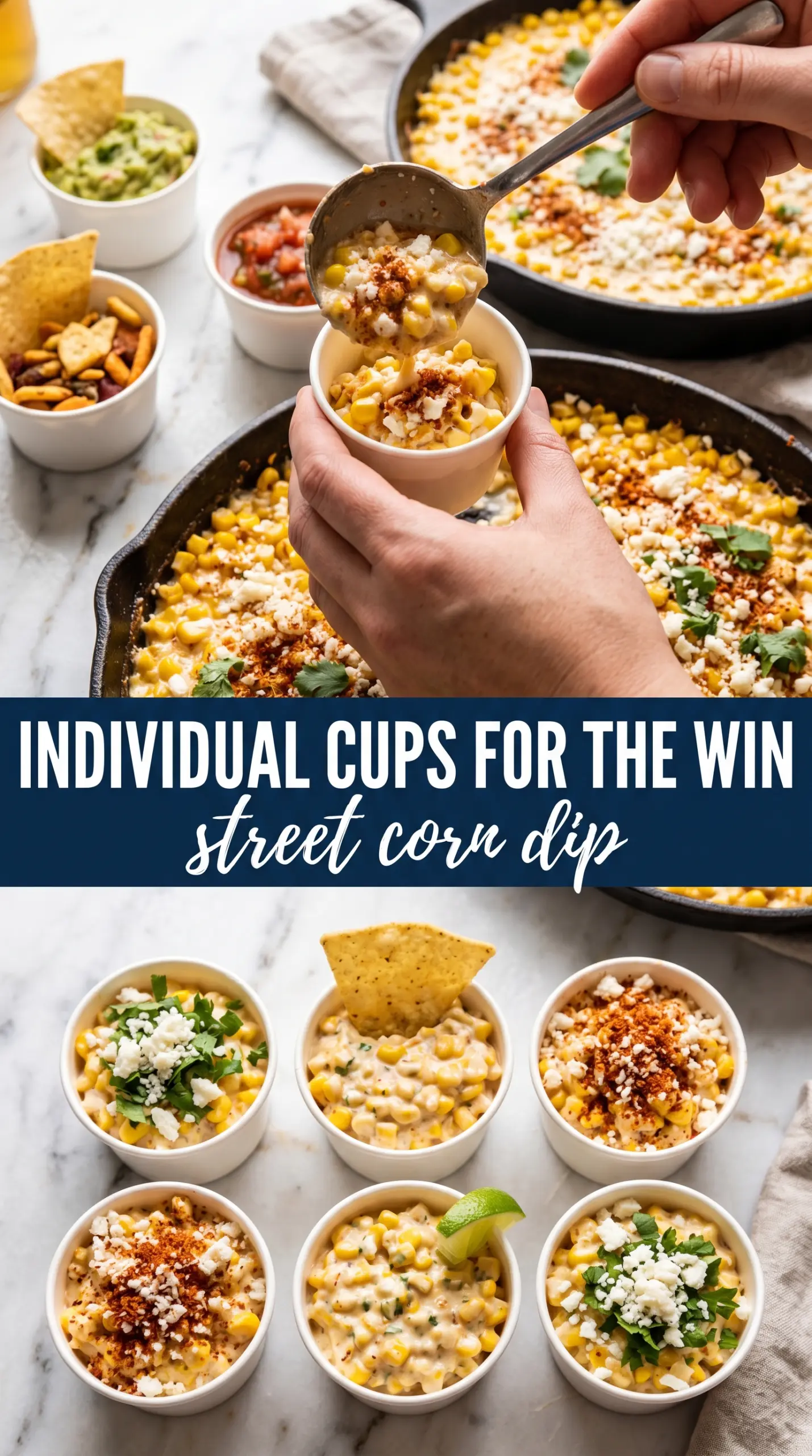 Street Corn Dip creamy charred citrus