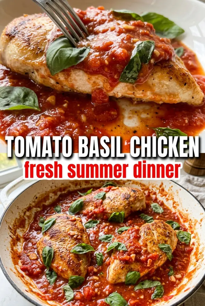 Tomato Basil Chicken Breasts