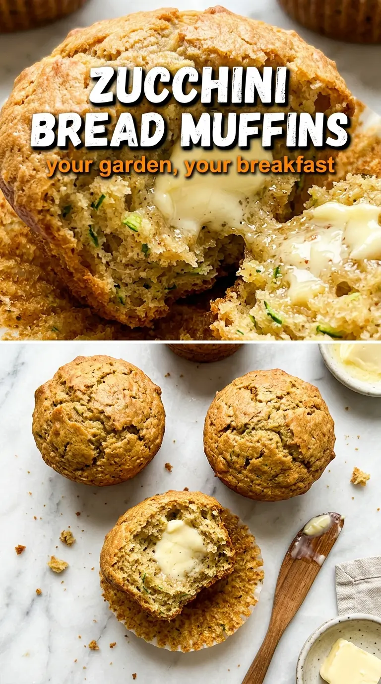 Zucchini Bread Muffins moist spiced bakery-style