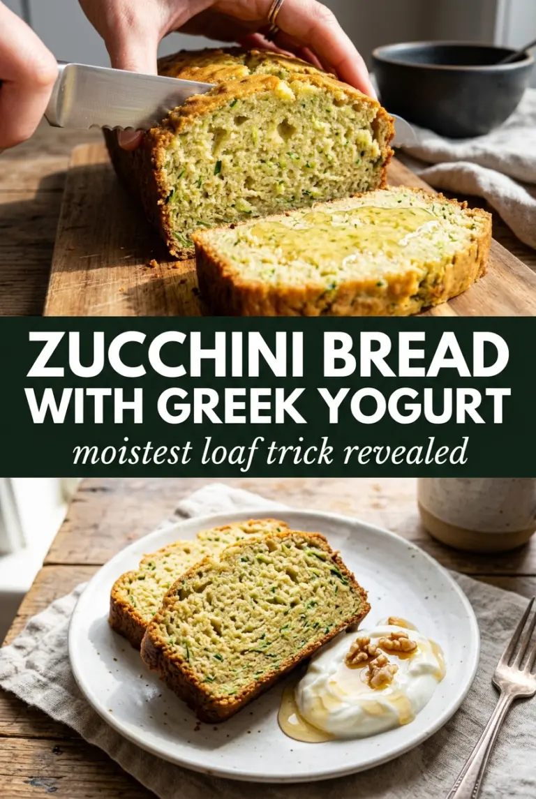Zucchini Bread with Greek Yogurt