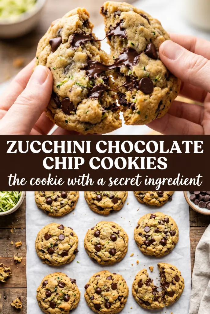 Zucchini Chocolate Chip Cookies