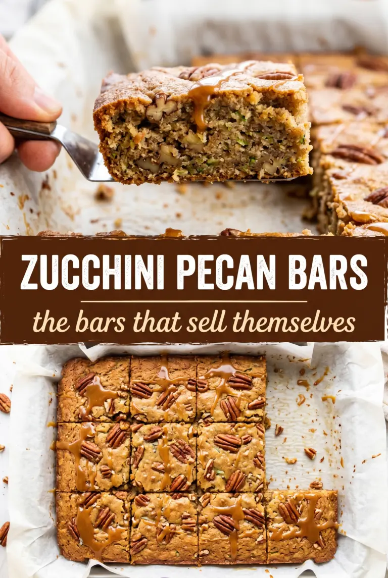 Zucchini Pecan Bars