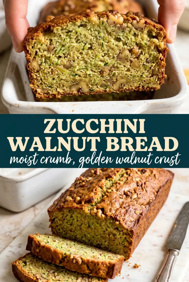 Zucchini Walnut Bread