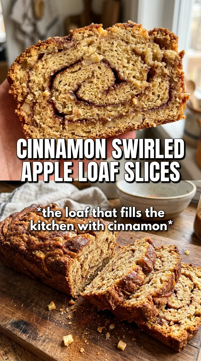 Apple Cinnamon Bread tender crumb cinnamon swirl