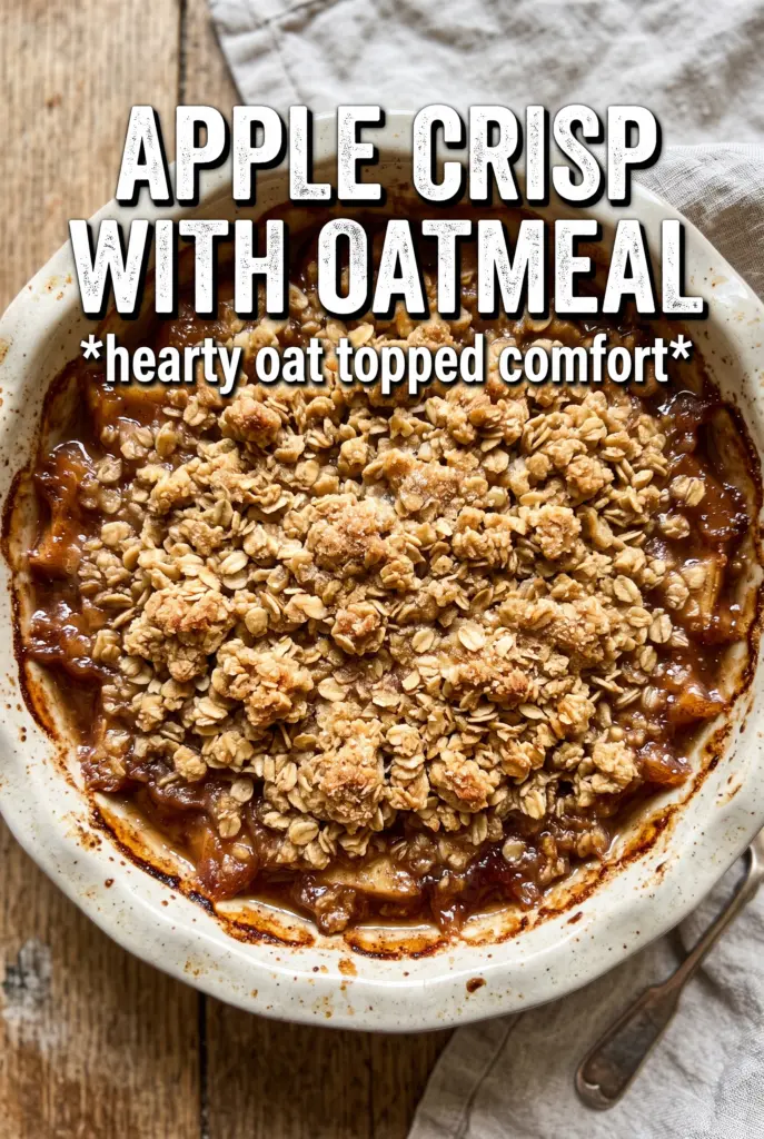 Apple Crisp With Oatmeal