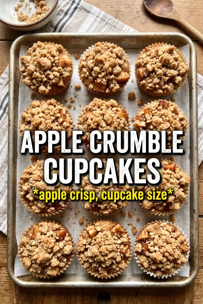 Apple Crumble Cupcakes