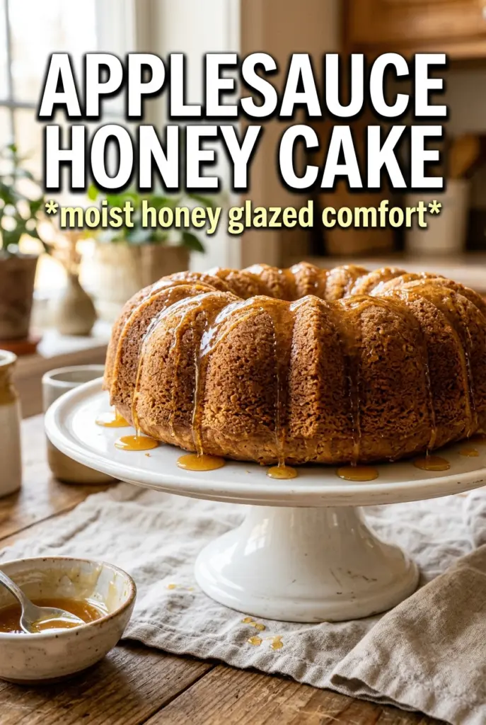Applesauce Honey Cake