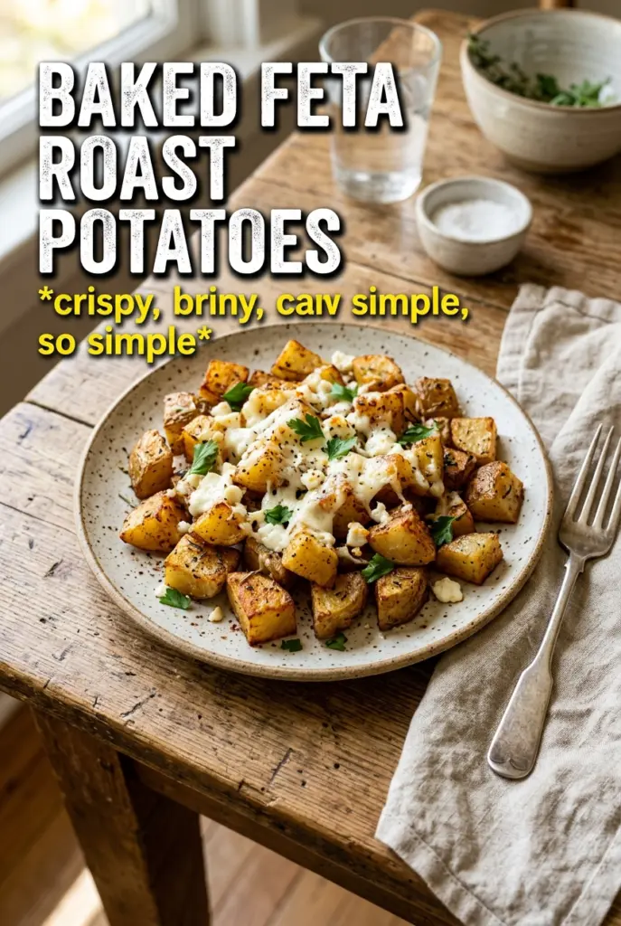 Baked Feta Roast Potatoes
