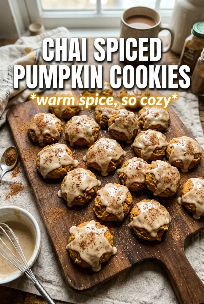 Chai Spiced Pumpkin Cookies