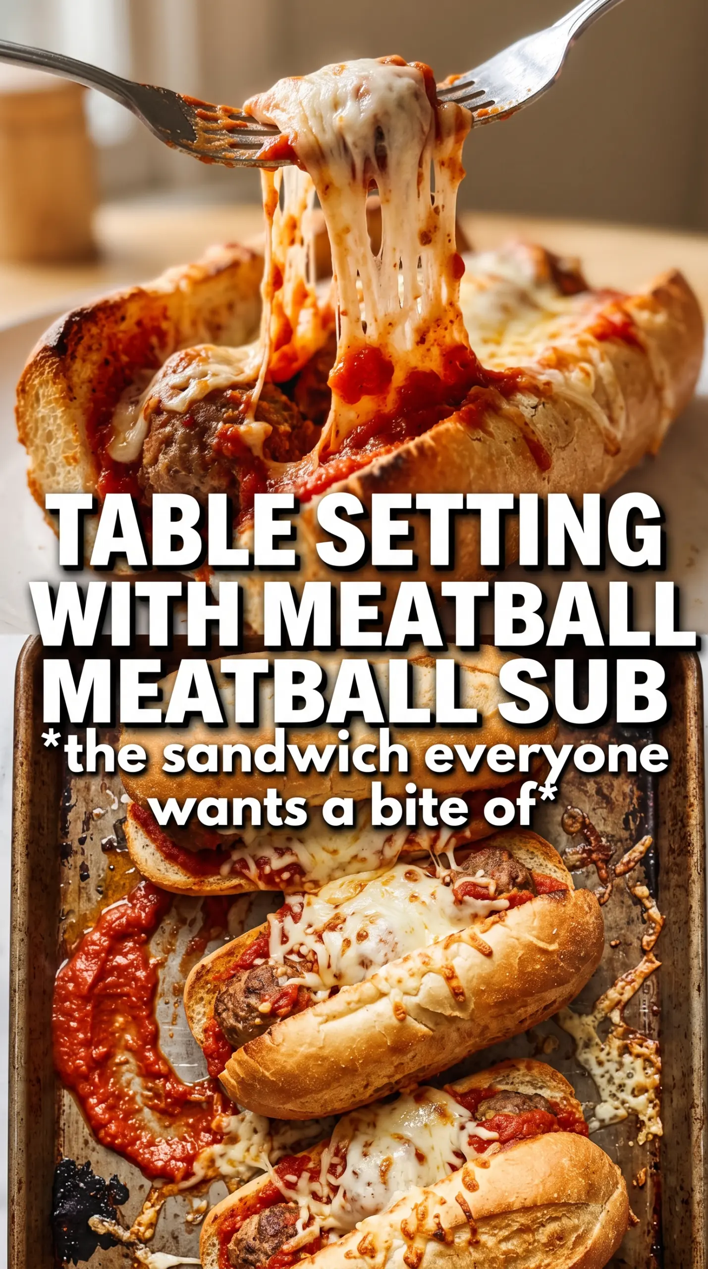 Cheesy Meatball Subs cheesy toasted