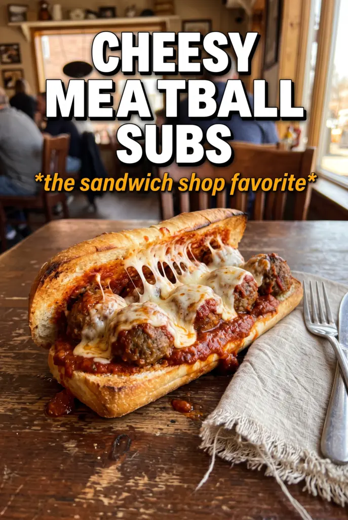 Cheesy Meatball Subs