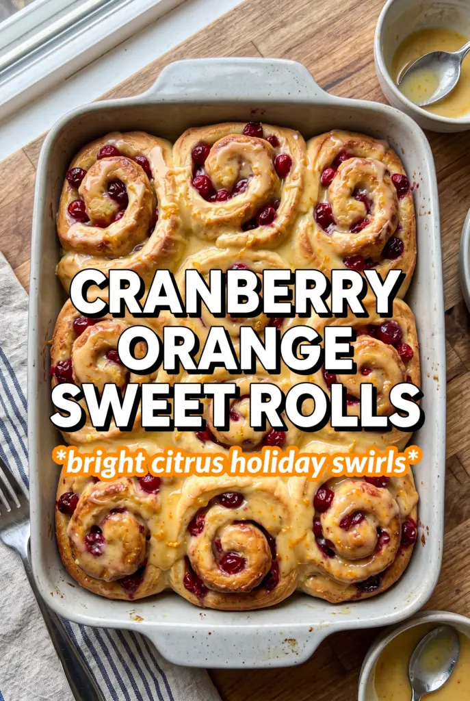 Cranberry Orange Sweet Rolls