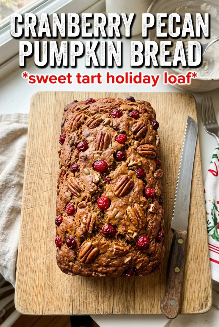 Cranberry Pecan Pumpkin Bread