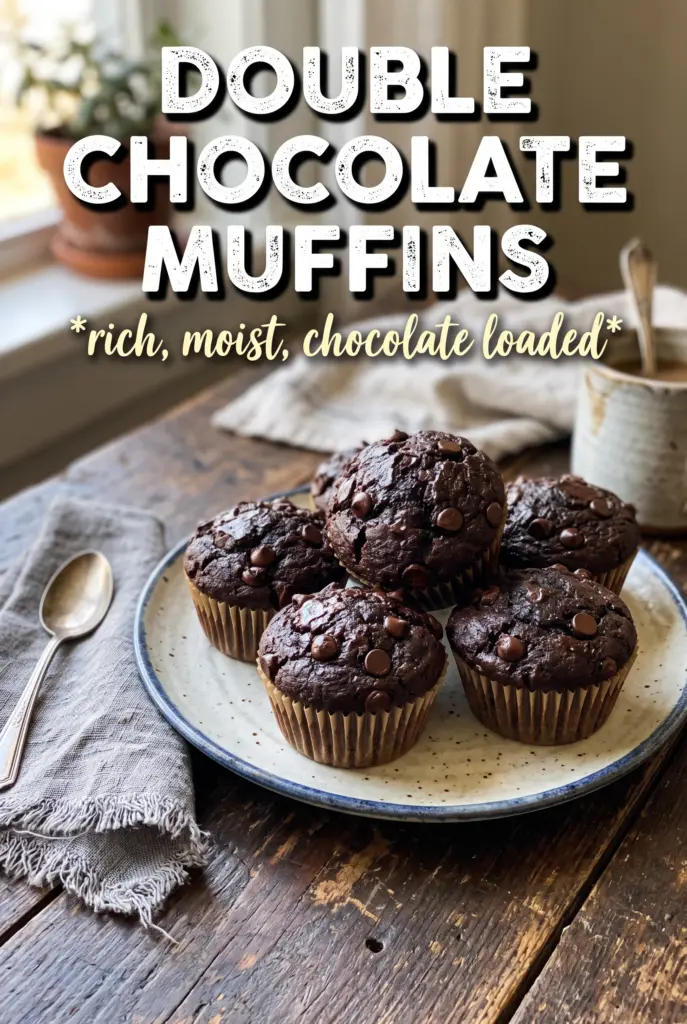 Double Chocolate Muffins