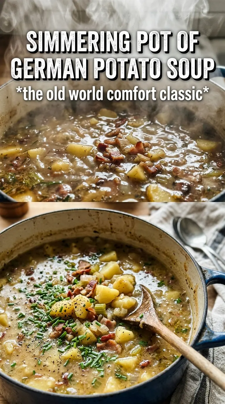 German Potato Soup hearty rustic