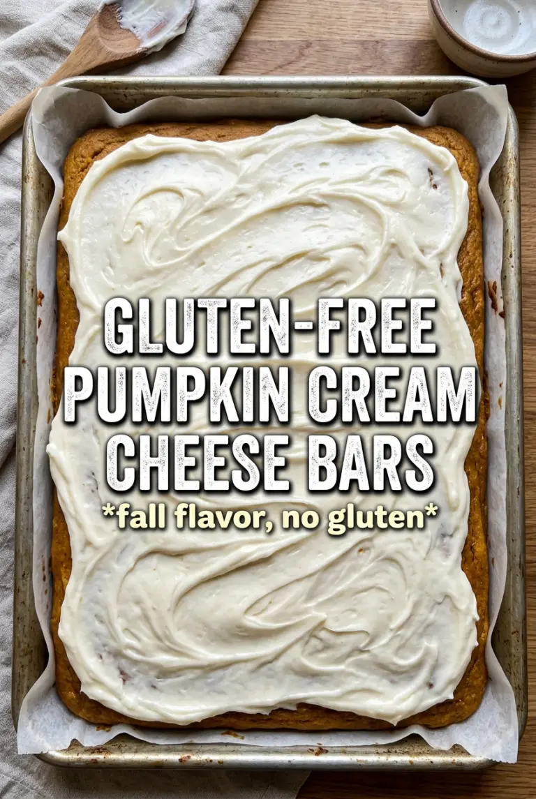 Gluten-Free Pumpkin Bars With Cream Cheese Frosting